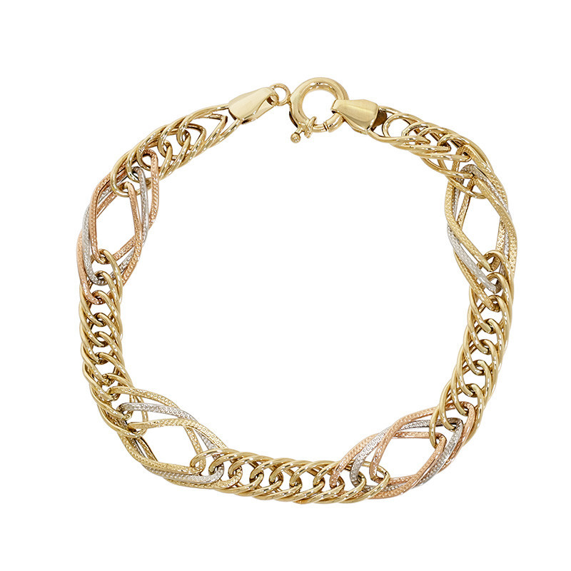 Bratara, Aur Mixt, 14 k, 5.95 gr, Cod Produs: 826782 - Tezaurshop.ro