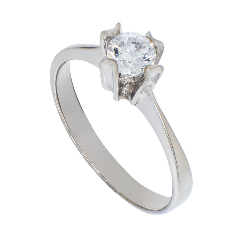Inel De Logodna, Aur Alb, 14 k, 2.03 gr, Cod Produs: 826792 - Tezaurshop.ro