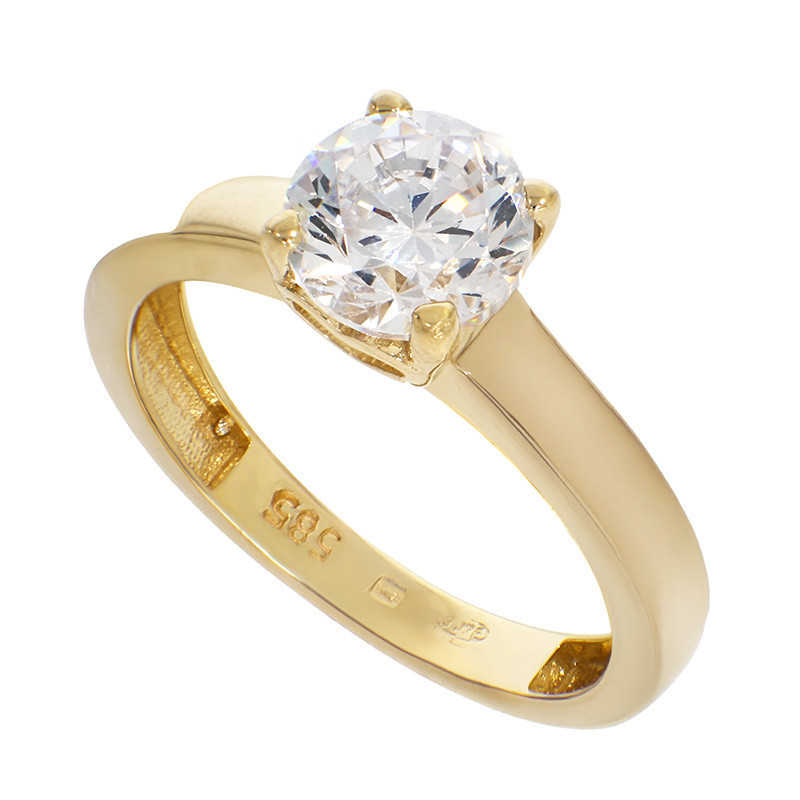 Inel De Logodna, Aur Galben, 14 k, 2.66 gr, Cod Produs: 827013 - Tezaurshop.ro