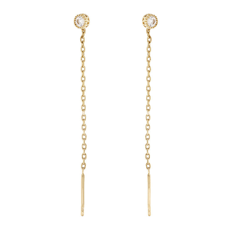 Cercei, Aur Galben, 14 k, 0.84 gr, Cod Produs: 827447 - Tezaurshop.ro