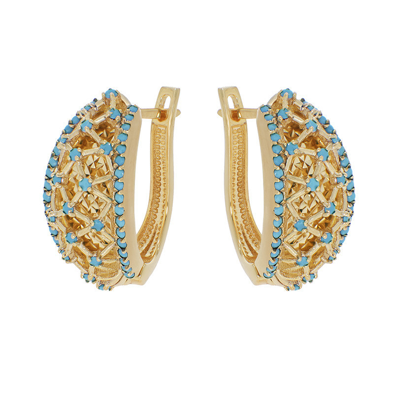 Cercei, Aur Galben, 14 k, 8.26 gr, Cod Produs: 827702 - Tezaurshop.ro