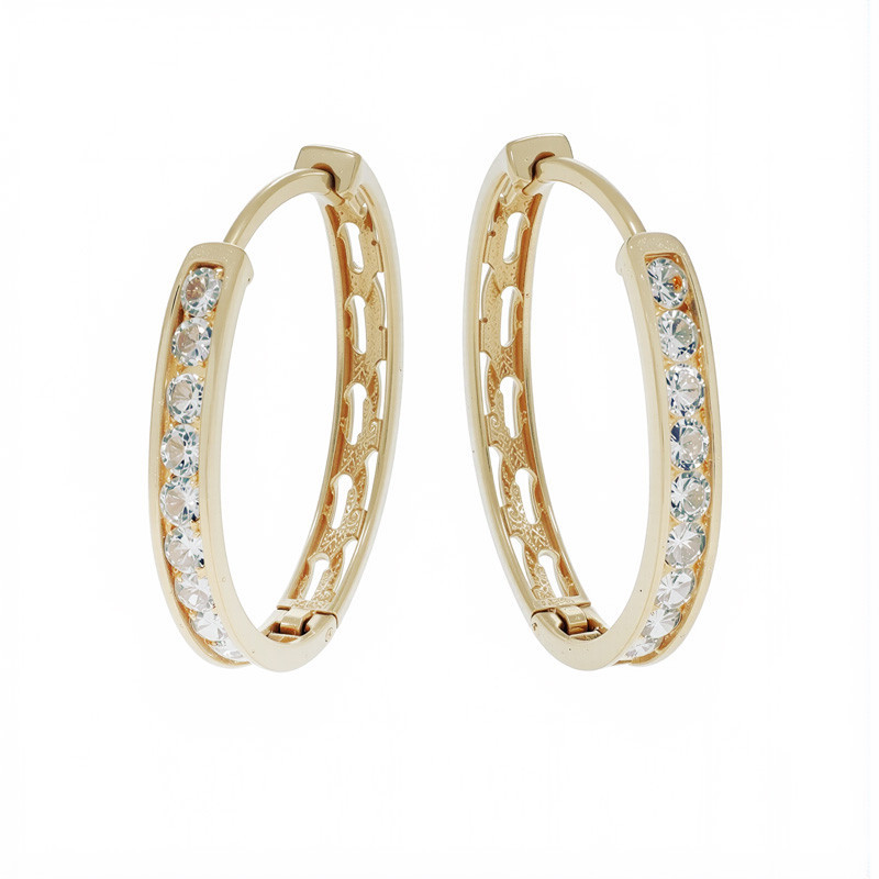 Cercei, Aur Galben, 14 k, 3.2 gr, Cod Produs: 828013 - Tezaurshop.ro