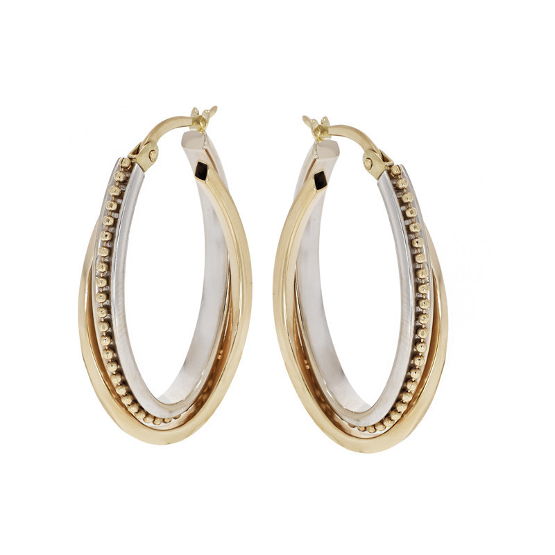 Cercei, Aur Mixt, 14 k, 3.72 gr, Cod Produs: 828484 - Tezaurshop.ro
