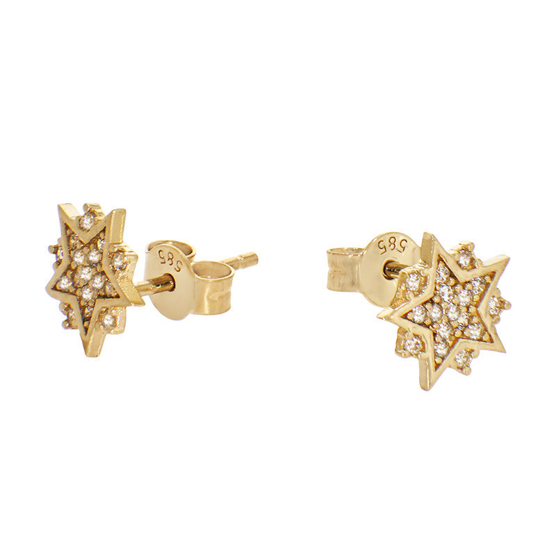 Cercei, Aur Galben, 14 k, 1.28 gr, Cod Produs: 828587 - Tezaurshop.ro