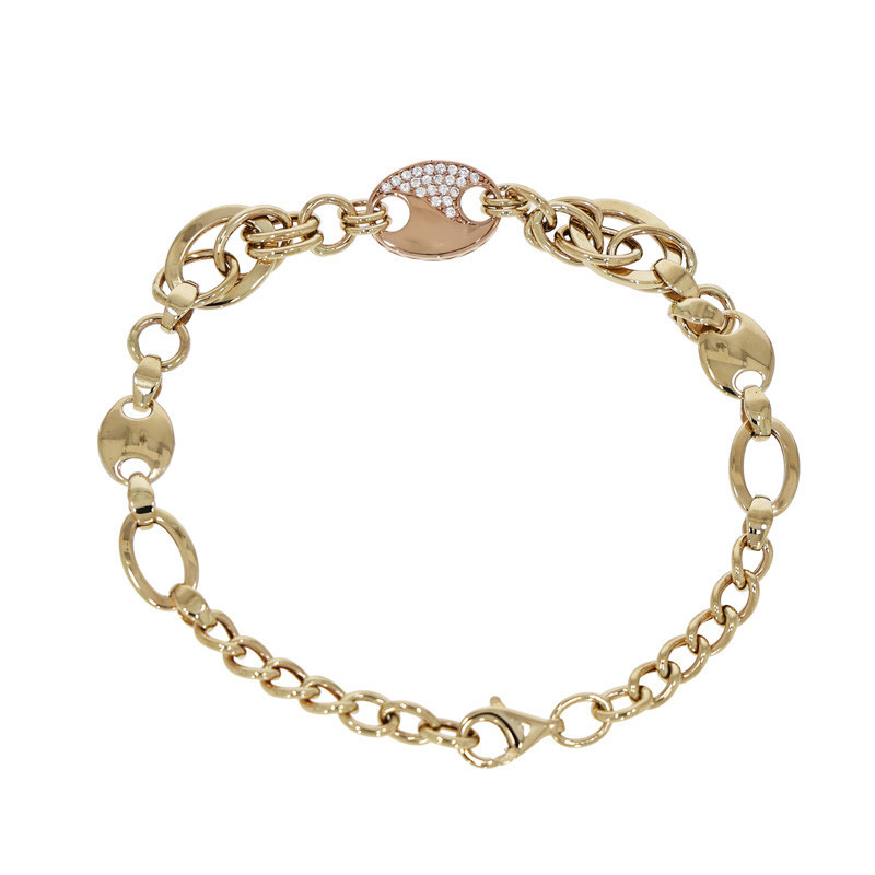 Bratara, Aur Mixt, 14 k, 7.69 gr, Cod Produs: 828646 - Tezaurshop.ro