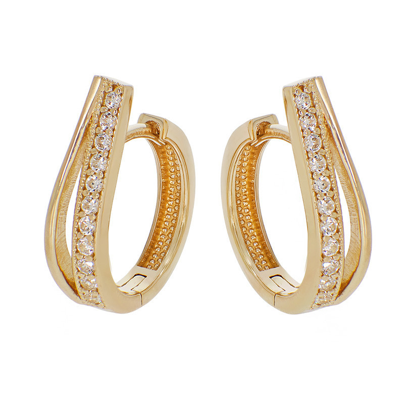 Cercei, Aur Galben, 14 k, 2.58 gr, Cod Produs: 830542 - Tezaurshop.ro