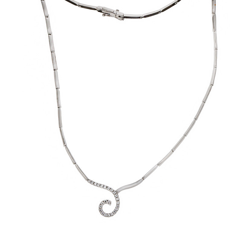 Colier, Aur Alb, 18 k, 11.44 gr, Cod Produs: 830691 - Tezaurshop.ro