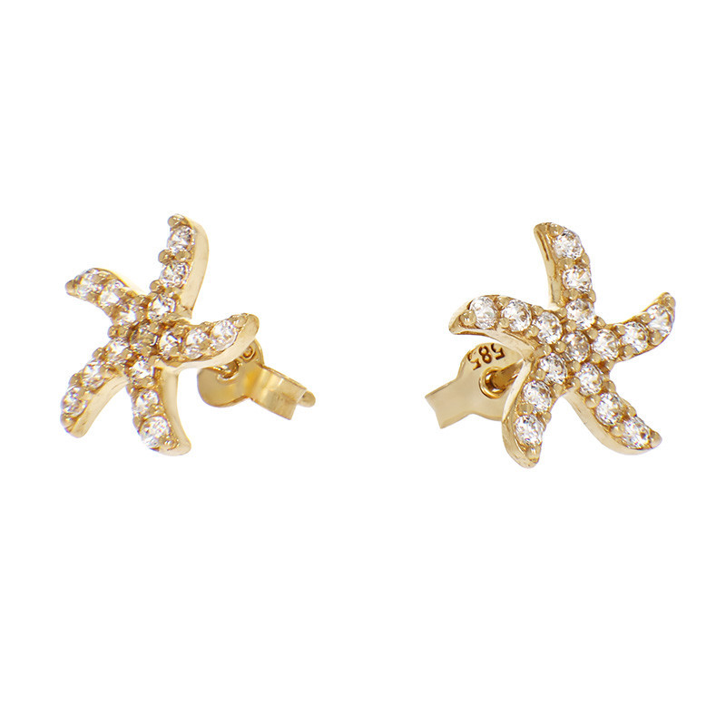 Cercei, Aur Galben, 14 k, 1.48 gr, Cod Produs: 830750 - Tezaurshop.ro