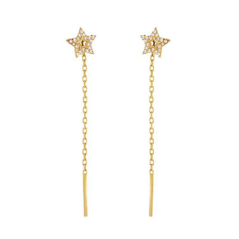 Cercei, Aur Galben, 14 k, 1.19 gr, Cod Produs: 832170 - Tezaurshop.ro