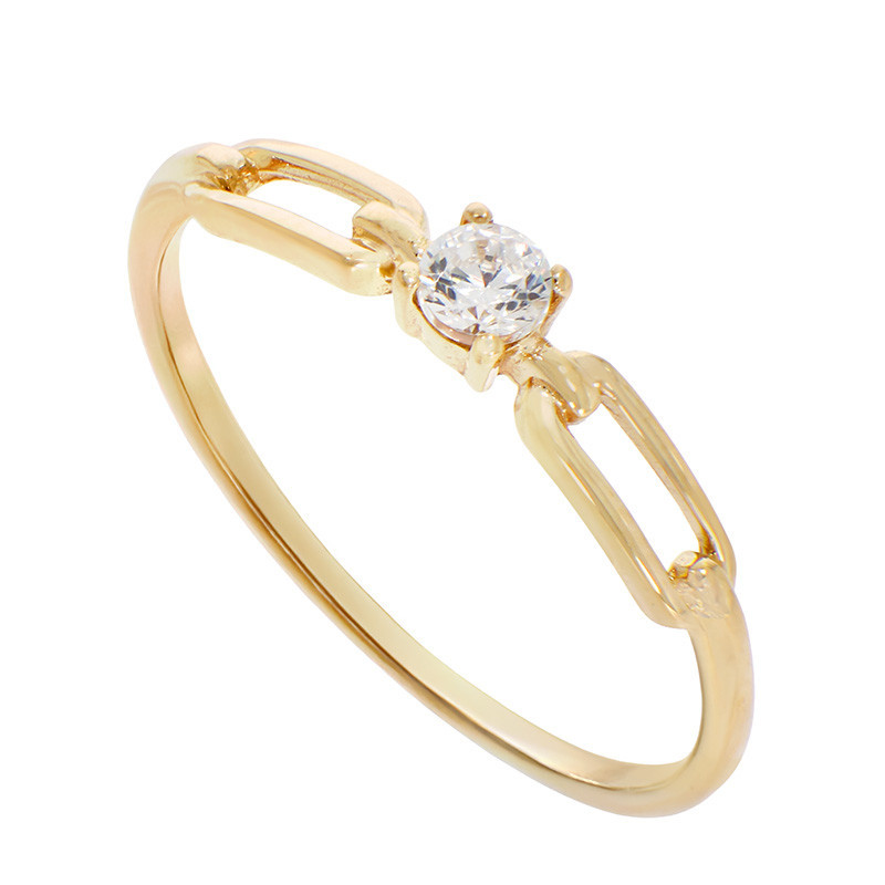 Inel De Logodna, Aur Galben, 14 k, 0.96 gr, Cod Produs: 832189 - Tezaurshop.ro