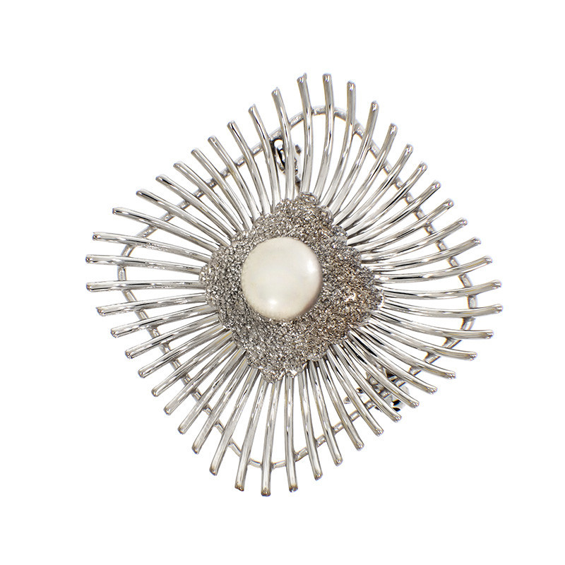 Brosa, Aur Alb, 18 k, 8.56 gr, Cod Produs: 832329 - Tezaurshop.ro
