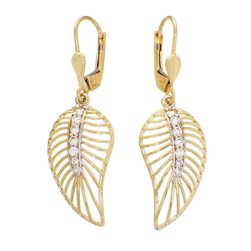 Cercei, Aur Galben, 14 k, 2.66 gr, Cod Produs: 832424 - Tezaurshop.ro