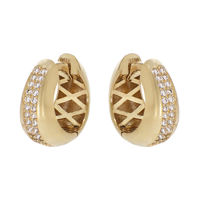 Cercei, Aur Galben, 14 k, 4.55 gr, Cod Produs: 832450 - Tezaurshop.ro