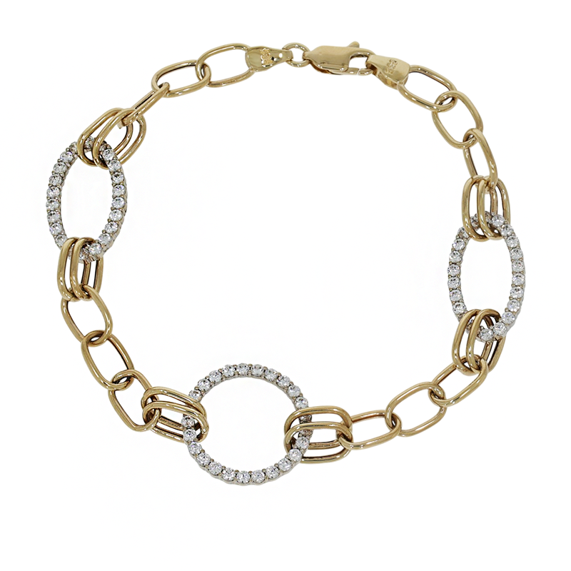 Bratara, Aur Mixt, 14 k, 9.65 gr, Cod Produs: 833055 - Tezaurshop.ro