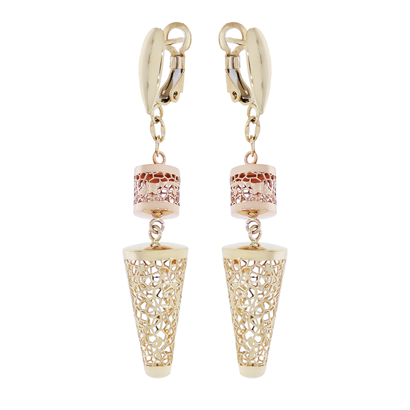 Cercei, Aur Mixt, 14 k, 4.58 gr, Cod Produs: 833060 - Tezaurshop.ro