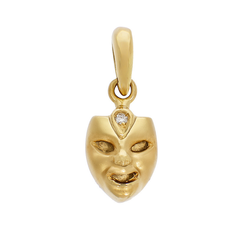 Pandantiv, Aur Galben, 18 k, 1.84 gr, cu Diamante, Cod Produs: 833266 - Tezaurshop.ro