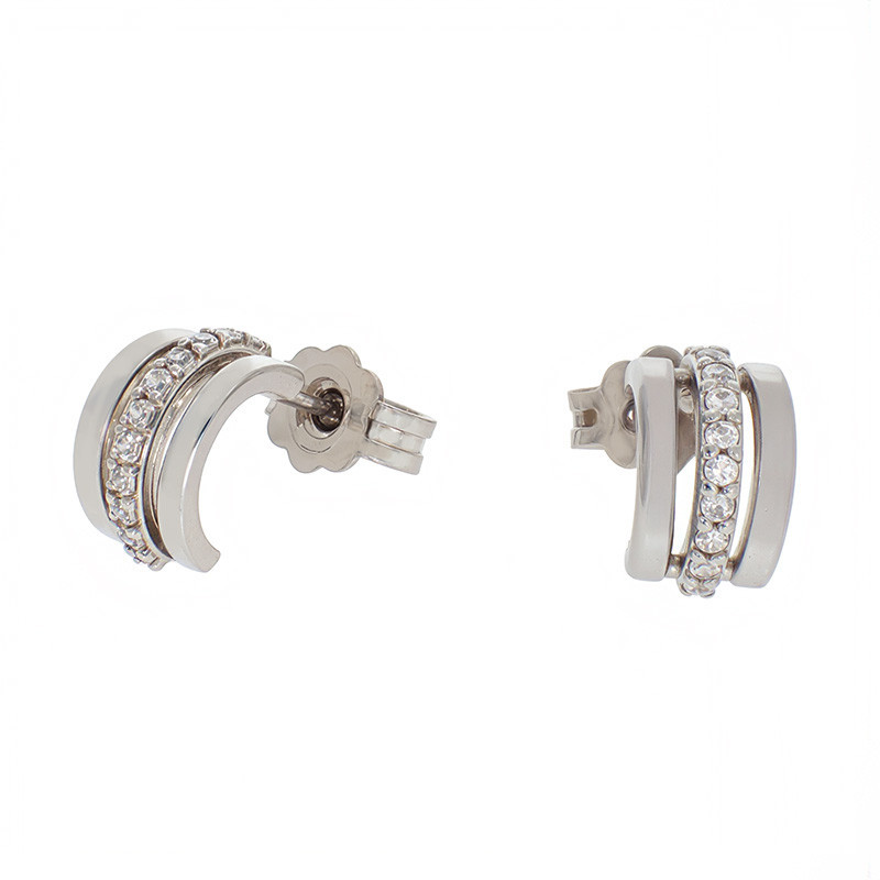 Cercei, Aur Alb, 14 k, 1.65 gr, Cod Produs: 834381 - Tezaurshop.ro