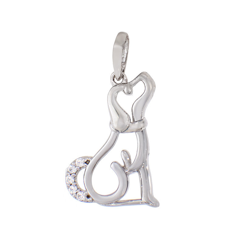 Pandantiv, Aur Alb, 14 k, 0.67 gr, Cod Produs: 834384 - Tezaurshop.ro