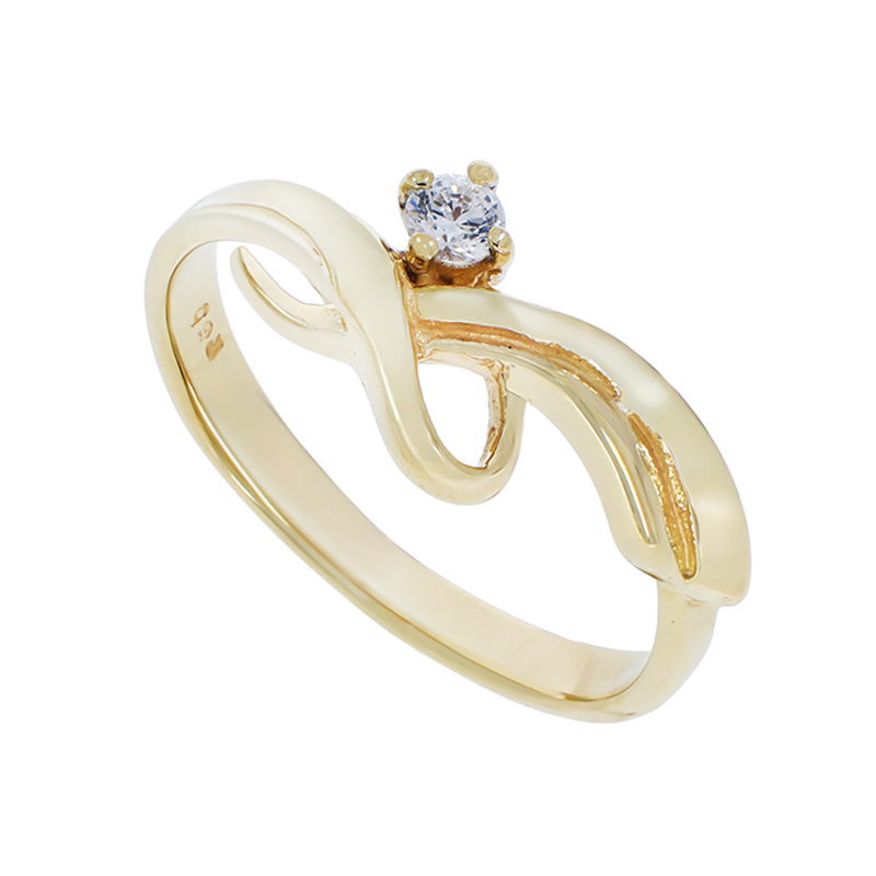 Inel De Logodna, Aur Galben, 14 k, 2.01 gr, Cod Produs: 834576 - Tezaurshop.ro