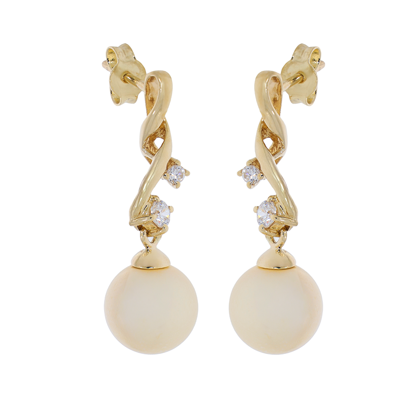 Cercei, Aur Galben, 14 k, 3.27 gr, Cod Produs: 834707 - Tezaurshop.ro