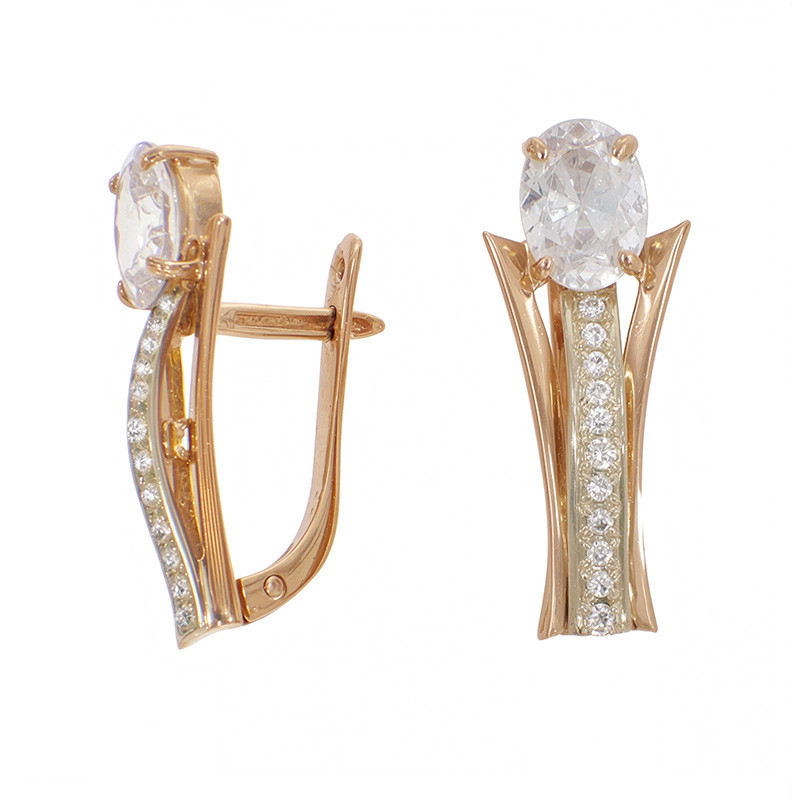 Cercei, Aur Mixt, 14 k, 5.8 gr, Cod Produs: 834815 - Tezaurshop.ro