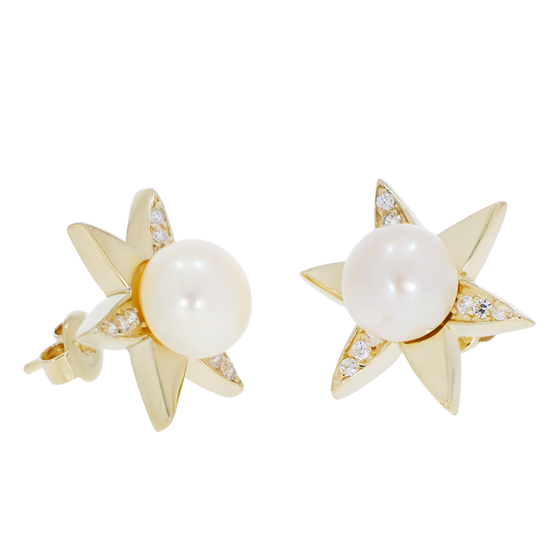 Cercei, Aur Galben, 14 k, 4.13 gr, Cod Produs: 835780 - Tezaurshop.ro