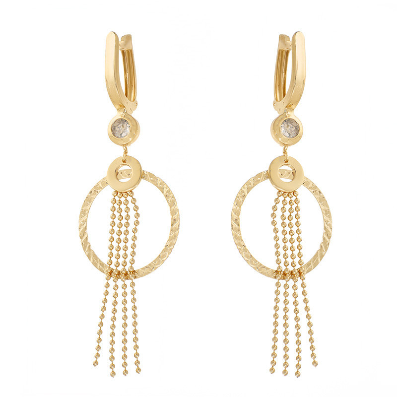 Cercei, Aur Galben, 14 k, 3.04 gr, Cod Produs: 835809 - Tezaurshop.ro