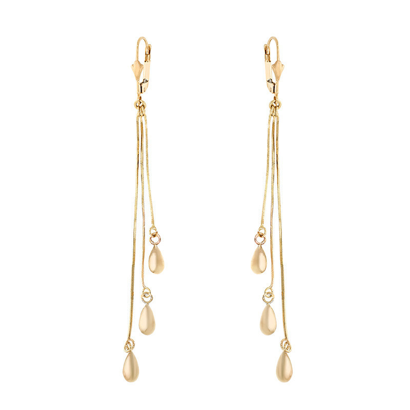Cercei, Aur Galben, 14 k, 4.15 gr, Cod Produs: 835918 - Tezaurshop.ro