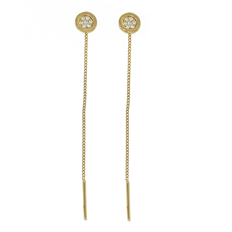 Cercei, Aur Galben, 14 k, 1.37 gr, Cod Produs: 836033 - Tezaurshop.ro