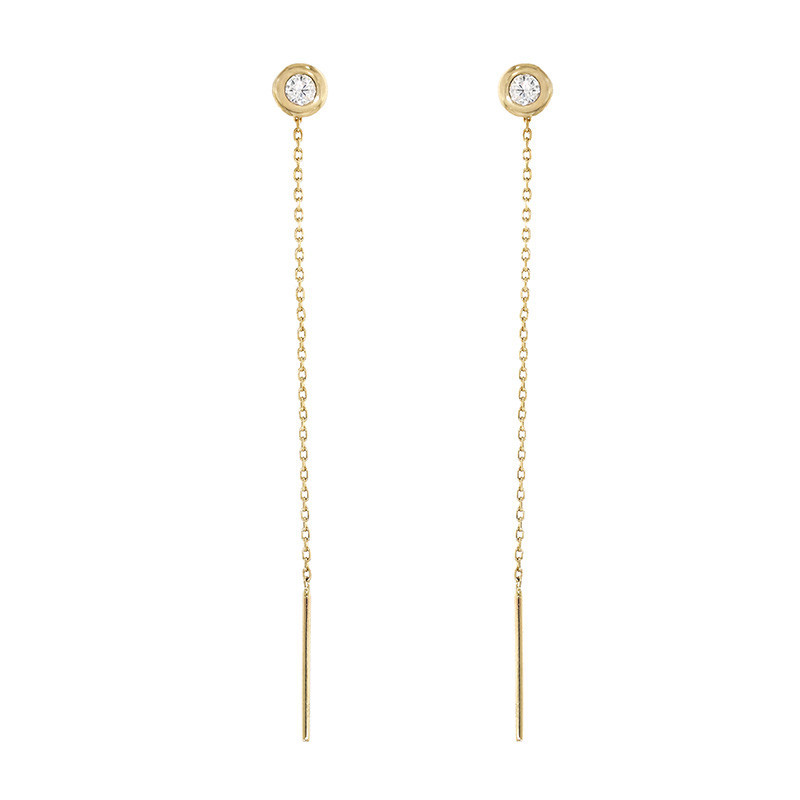Cercei, Aur Galben, 14 k, 1.28 gr, Cod Produs: 836310 - Tezaurshop.ro