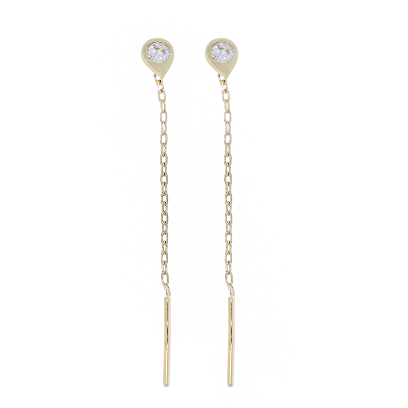 Cercei, Aur Galben, 14 k, 1.75 gr, Cod Produs: 836357 - Tezaurshop.ro