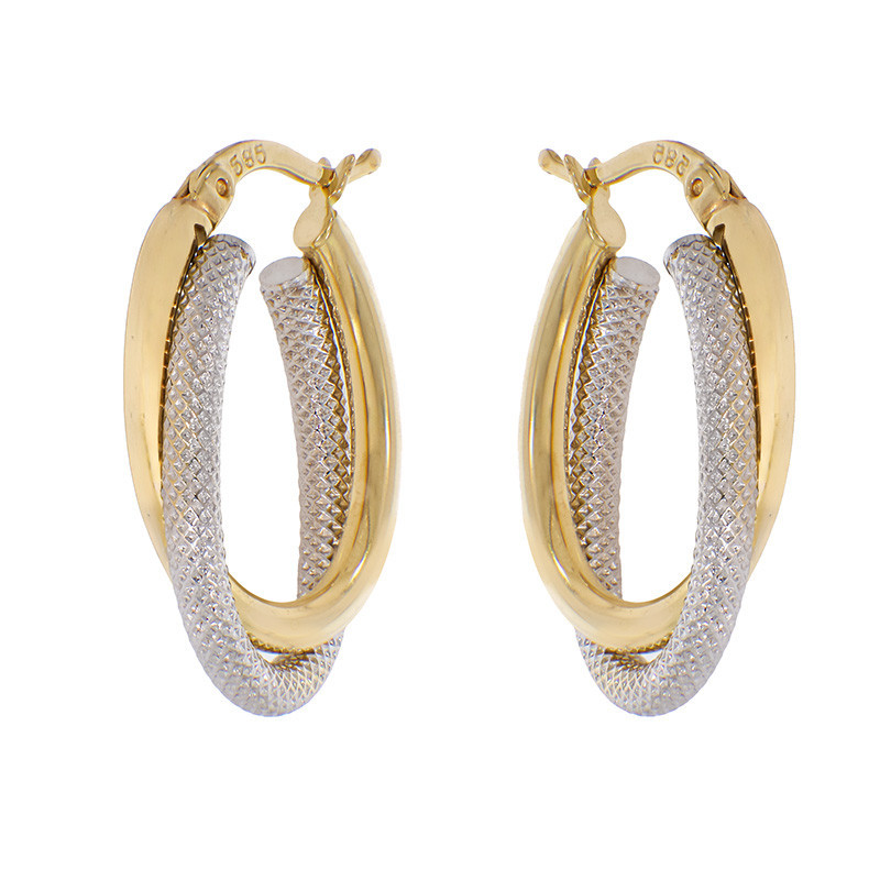 Cercei, Aur Mixt, 14 k, 3.14 gr, Cod Produs: 836393 - Tezaurshop.ro