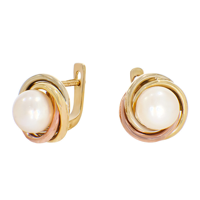 Cercei, Aur Mixt, 14 k, 5.45 gr, Cod Produs: 836442 - Tezaurshop.ro