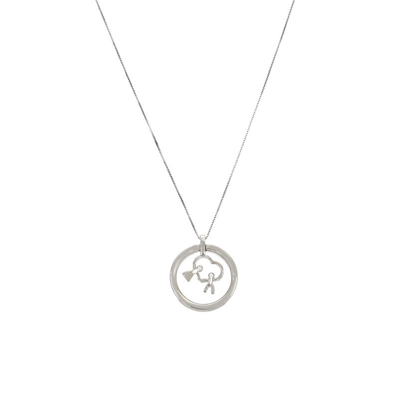 Colier, Aur Alb, 18 k, 7.54 gr, cu Diamante, Cod Produs: 836825 - Tezaurshop.ro