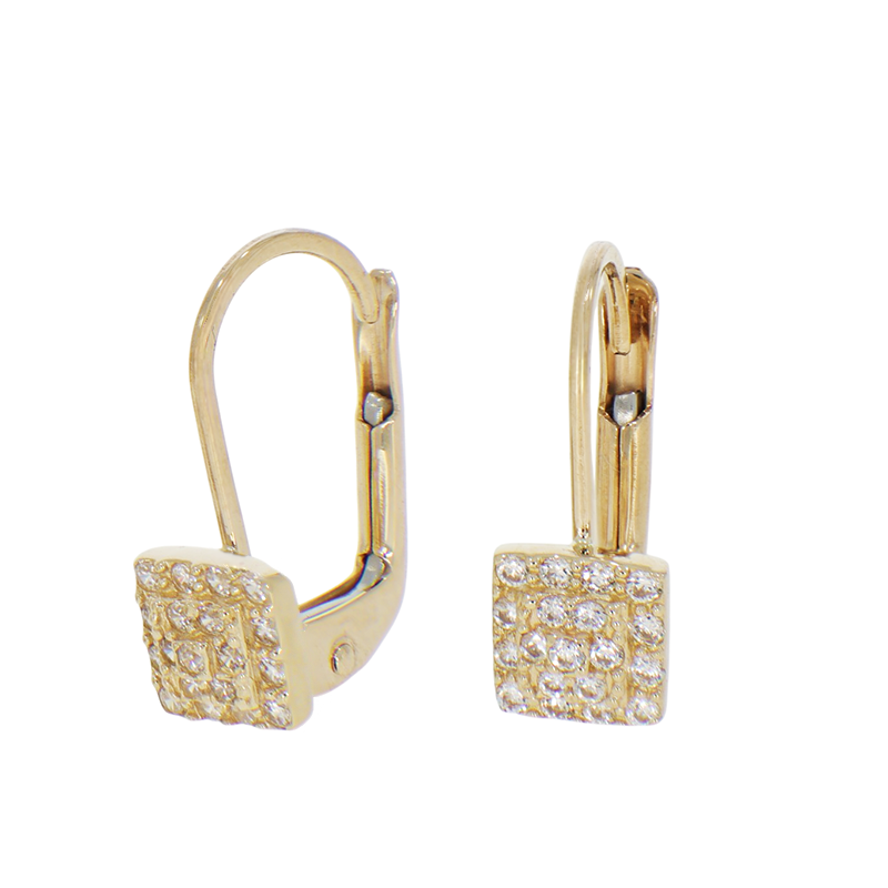 Cercei, Aur Galben, 14 k, 1.53 gr, Cod Produs: 836973 - Tezaurshop.ro