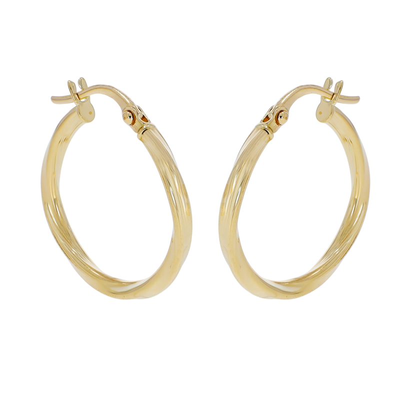 Cercei, Aur Galben, 18 k, 1 gr, Cod Produs: 837449 - Tezaurshop.ro