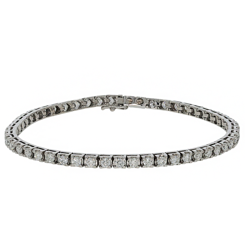 Bratara, Aur Alb, 18 k, 11.91 gr, cu Diamante, Cod Produs: 838055 - Tezaurshop.ro