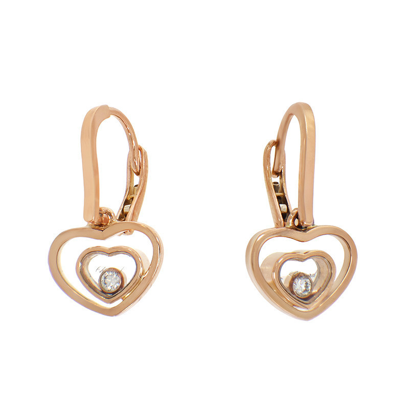 Cercei, Aur Roz, 18 k, 4.55 gr, Cod Produs: 838068 - Tezaurshop.ro