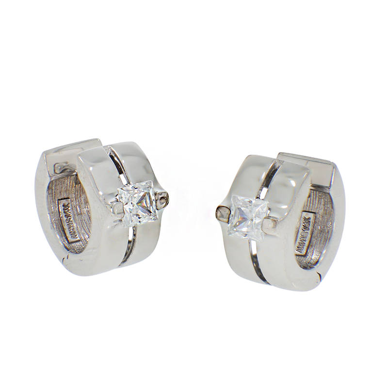Cercei, Aur Alb, 14 k, 5.45 gr, Cod Produs: 838378 - Tezaurshop.ro