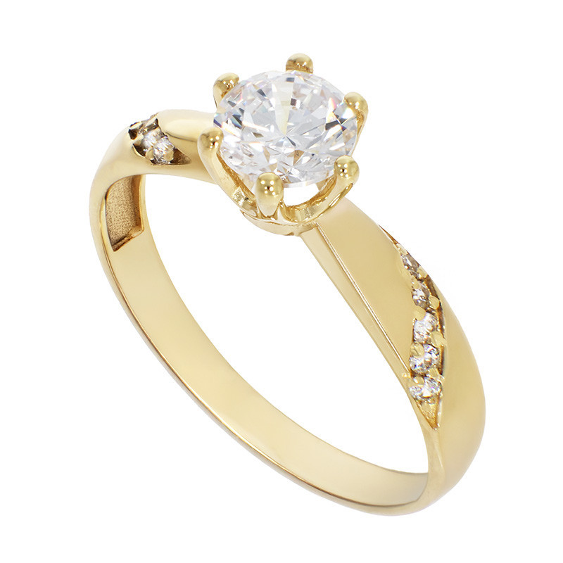Inel De Logodna, Aur Galben, 14 k, 2.5 gr, Cod Produs: 838591 - Tezaurshop.ro