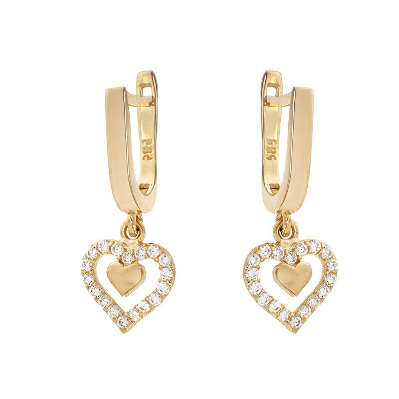 Cercei, Aur Galben, 14 k, 1.35 gr, Cod Produs: 838635 - Tezaurshop.ro