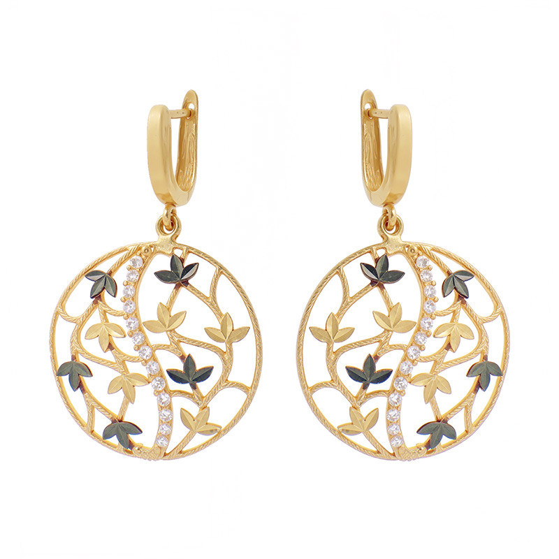 Cercei, Aur Mixt, 14 k, 5.13 gr, Cod Produs: 839419 - Tezaurshop.ro