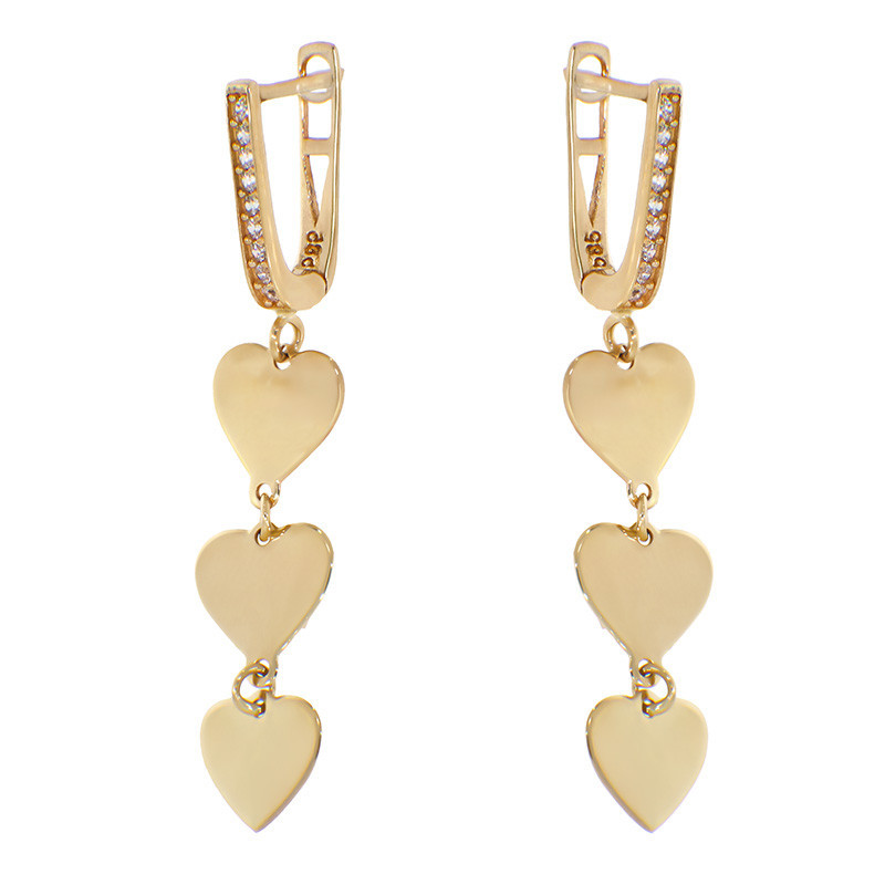 Cercei, Aur Galben, 14 k, 3.12 gr, Cod Produs: 839650 - Tezaurshop.ro