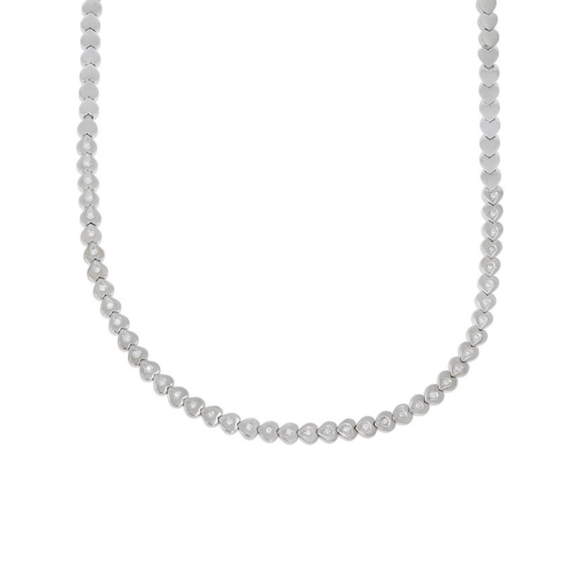 Colier, Aur Alb, 18 k, 40.63 gr, cu Diamante, Cod Produs: 839685 - Tezaurshop.ro