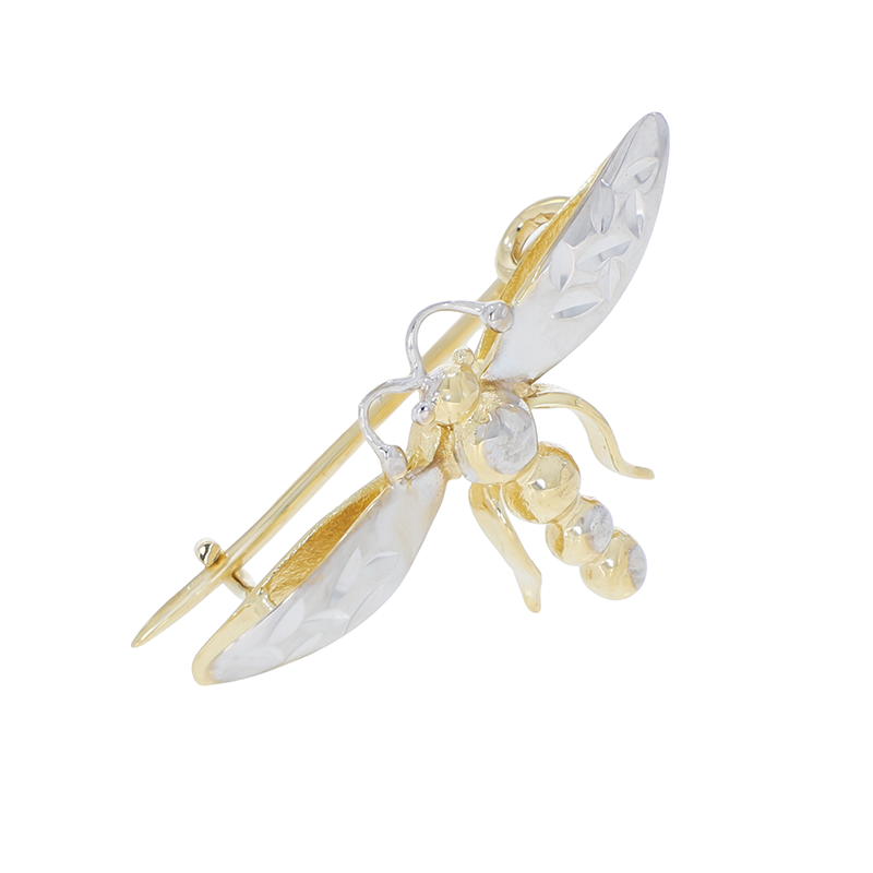Brosa, Aur Alb, 14 k, 1.98 gr, Cod Produs: 839690 - Tezaurshop.ro