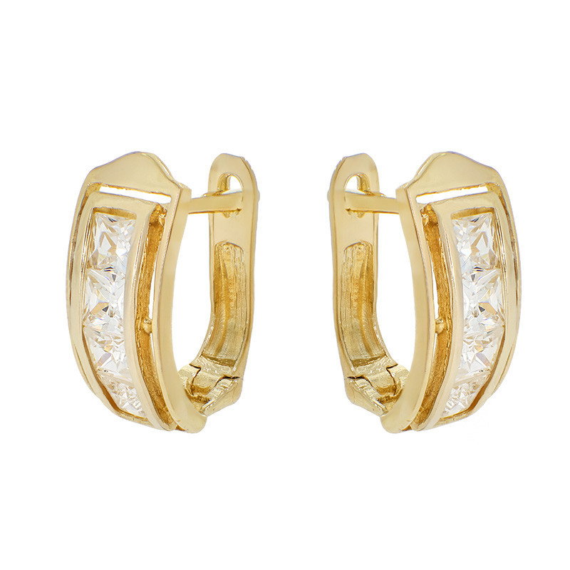 Cercei, Aur Galben, 14 k, 3.11 gr, Cod Produs: 840179 - Tezaurshop.ro