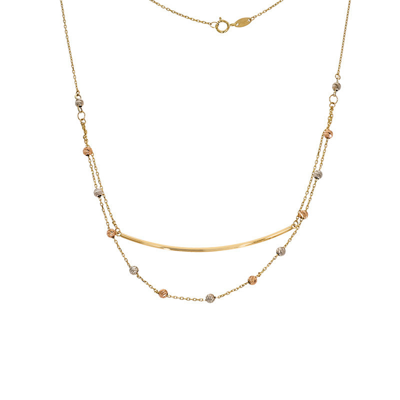 Colier, Aur Mixt, 14 k, 3.32 gr, Cod Produs: 840195 - Tezaurshop.ro