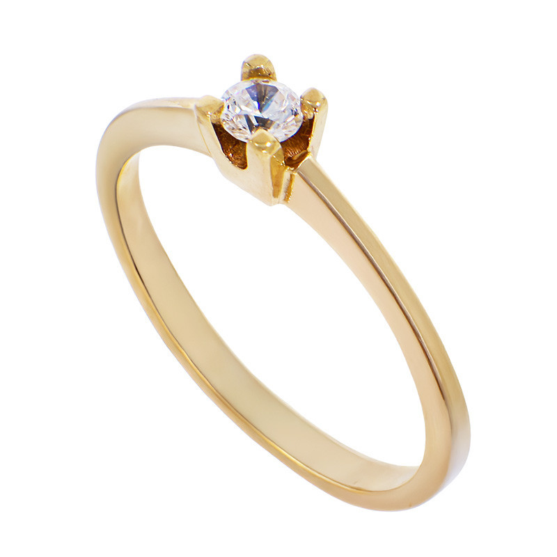Inel De Logodna, Aur Galben, 14 k, 1.51 gr, Cod Produs: 840559 - Tezaurshop.ro