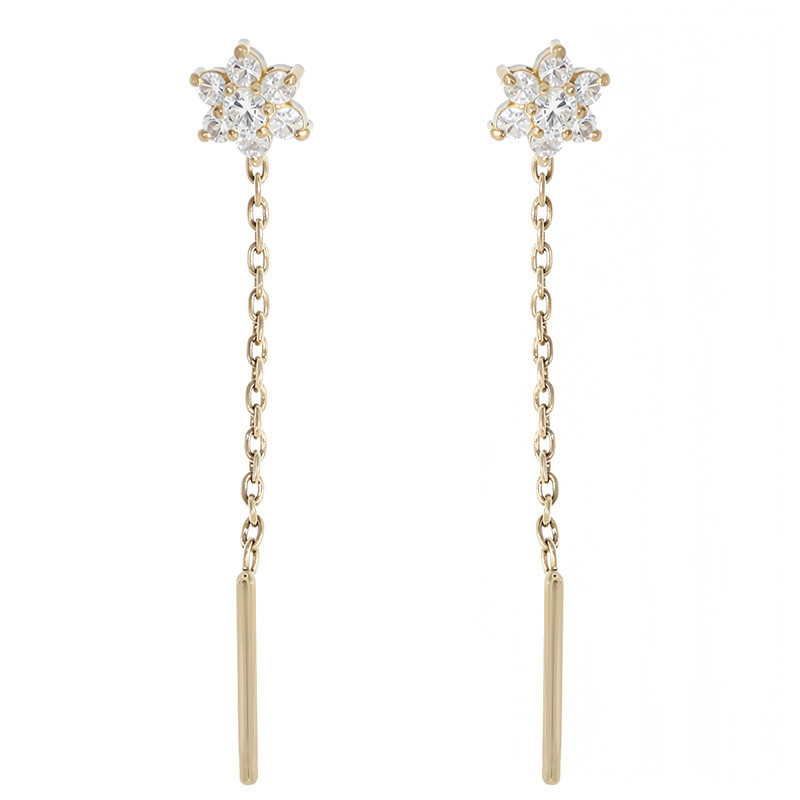 Cercei, Aur Galben, 14 k, 2.32 gr, Cod Produs: 840618 - Tezaurshop.ro