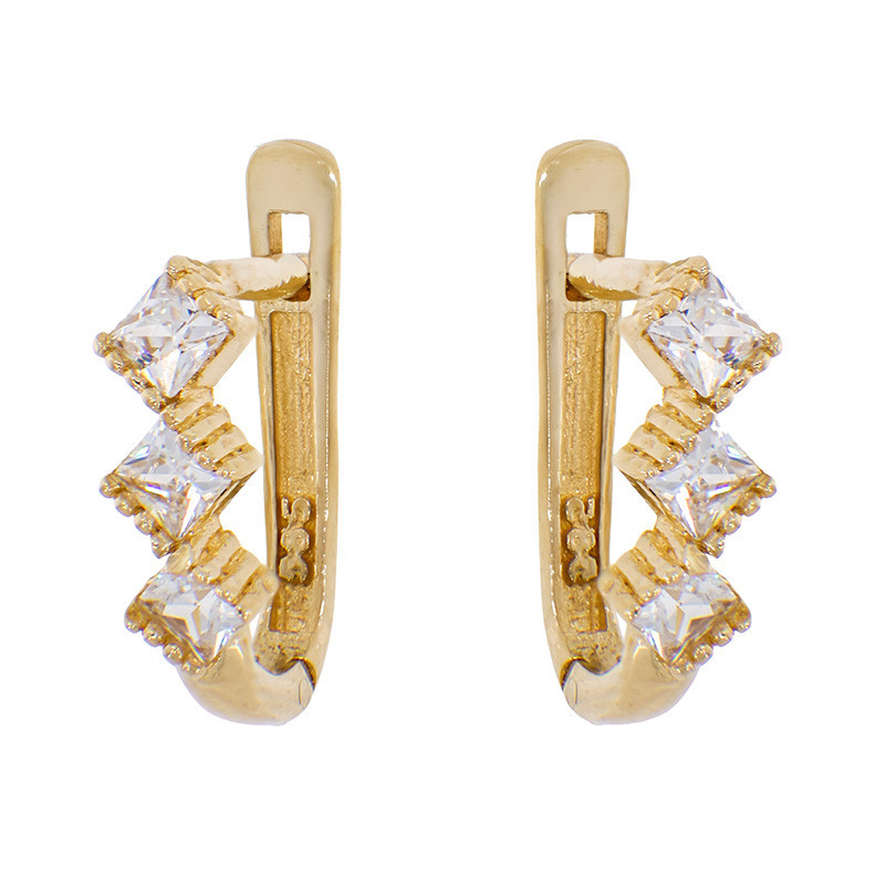 Cercei, Aur Galben, 14 k, 1.91 gr, Cod Produs: 840658 - Tezaurshop.ro